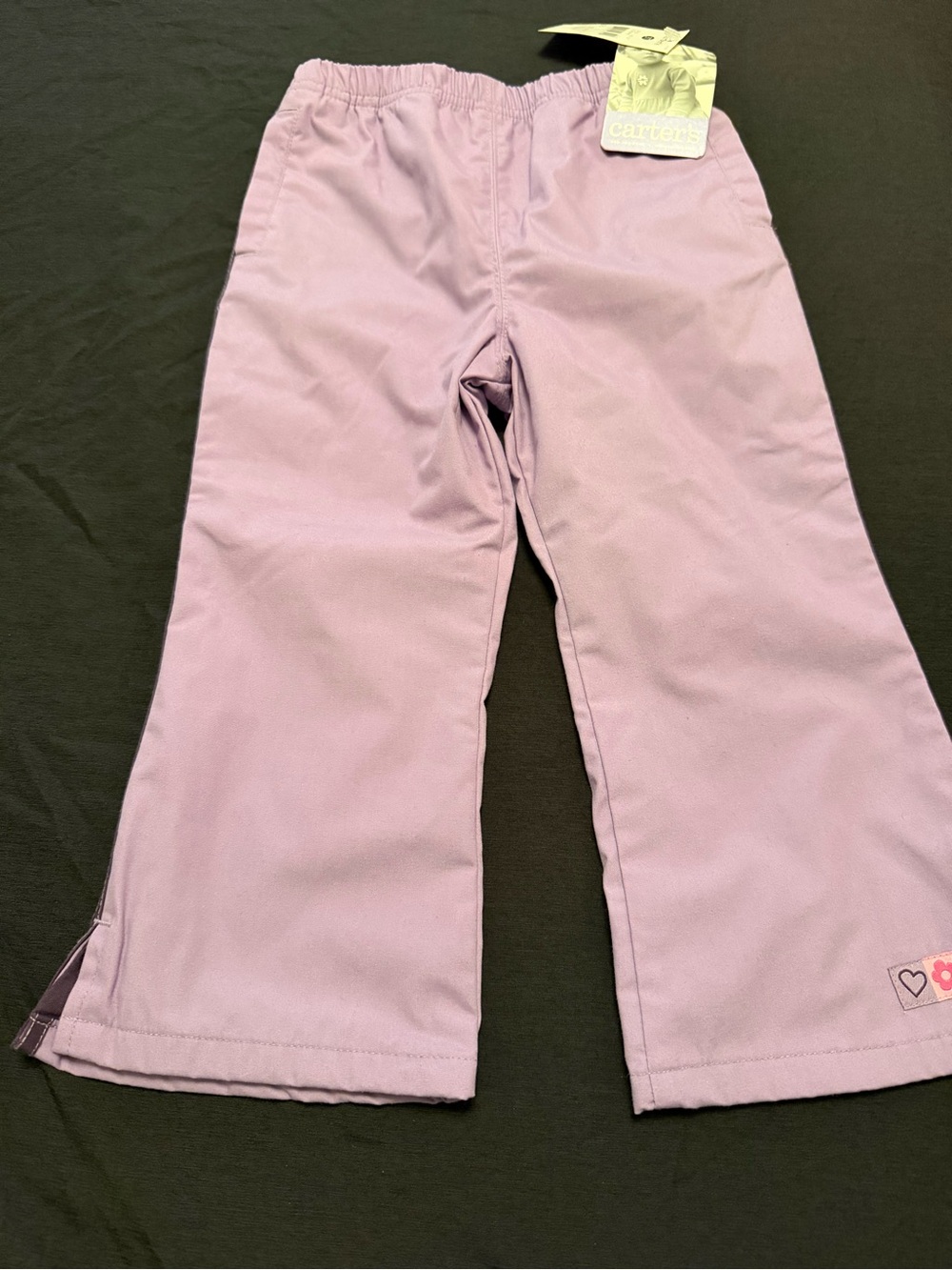Carter's Lavender Girls' Pull-On Joggers